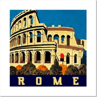 Rome Vintage Travel Posters and Art